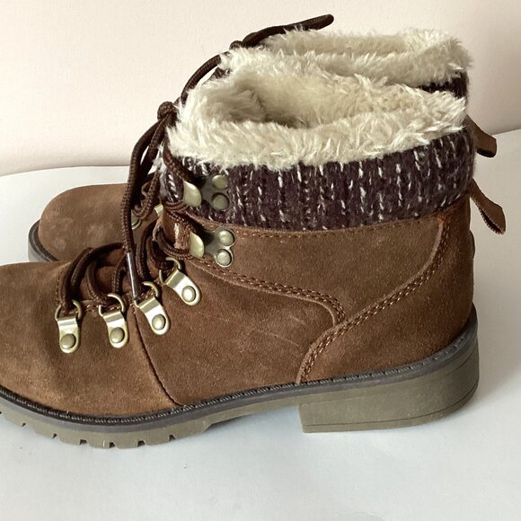 B.U.M. Equipment Women's Brown Ankle Lace-Up Boots Size M6 22 - Picture 5 of 12